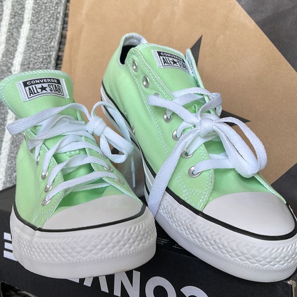 Converse CTAS OX VAPOR GREEN/WHITE/ MENS - Picture 8 of 16